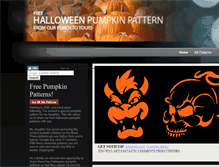 Tablet Screenshot of halloweenpattern.com
